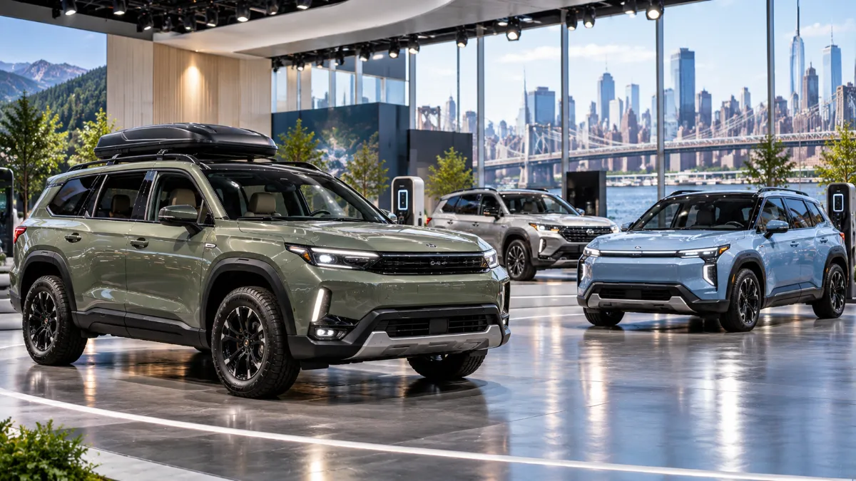 The biggest auto show reveals of 2026 from Detroit, New York and Beijing, and what the new trucks, EVs and charging mean for US buyers.